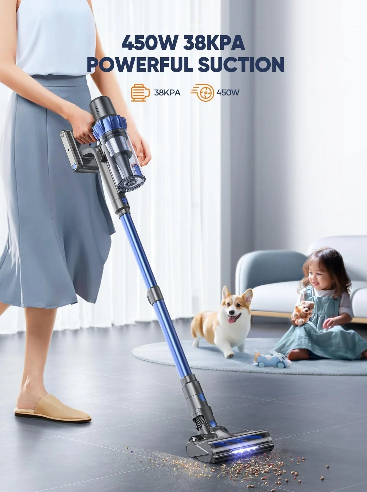 Buture Pro Cordless Vacuum Cleaner Powerful Stick Vacuum