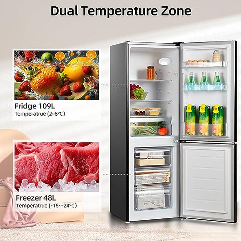 Chiq CBM159LEBDU, Fridge Freezer