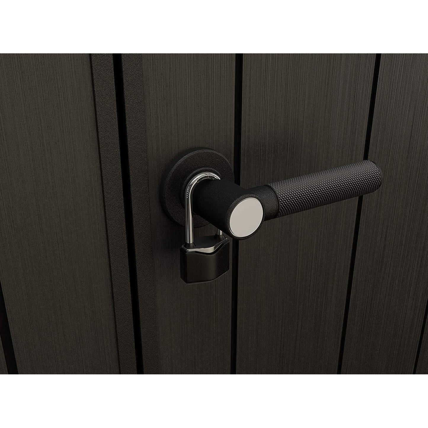 11x 7 Artisan Heavy Duty Plastic Pent Shed – Grey