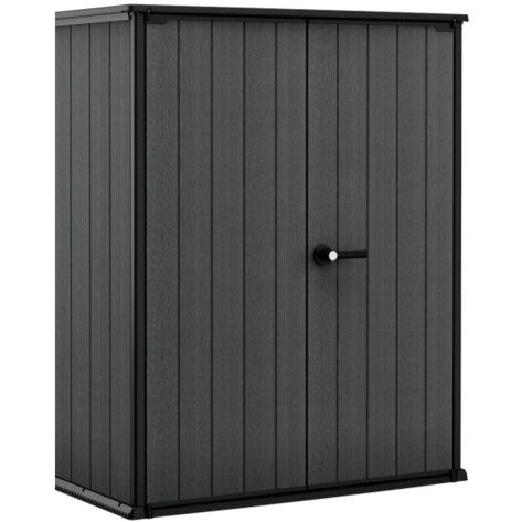 4×2 Cortina Alto Heavy Duty Vertical Plastic Garden Shed with Shelves